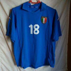 Match Worn - Seleccion de Italia - dorsal 18