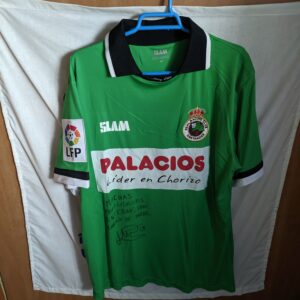Match Worn y dedicada - Racing de Santander - 19 Marc Torrejon