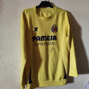 Sudadera del Villarreal CF - worn and signed by Luciano Vietto