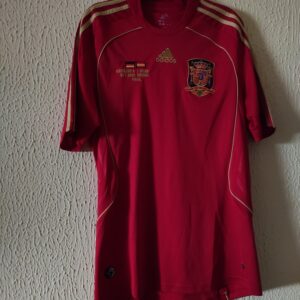 Seleccion de España - final Euro 2008 vs Alemania, edicion con firmas atras