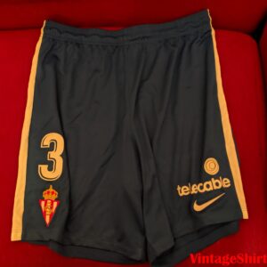 Sporting de Gijon - dorsal 3 - match worn
