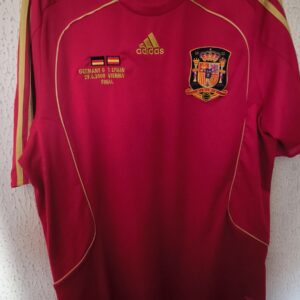 Seleccion de España – final Euro 2008 vs Alemania - edicion con firmas atras