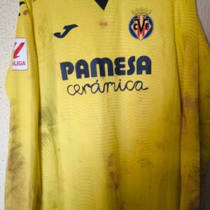 Match Worn vs Real Oviedo - Villarreal CF B - 27 Dani Requena