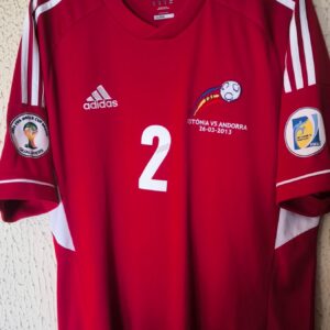Player Issue Clasificatorio Mundial 2014 vs Estonia - Seleccion de Andorra - dorsal 2