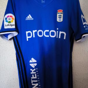 Match Worn y firmada vs CD Numancia - Real Oviedo - 2 Diego Johannesson