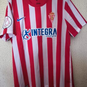 Match Worn / Player Issue - Copa del Rey - Sporting de Gijon - 35 Cesar Garcia