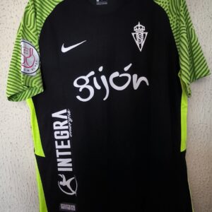 Match Worn / Player Issue - Copa del Rey - Sporting de Gijon - 35 Cesar Garcia