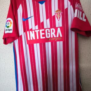 Match Worn - Sporting de Gijon - 3 Saul Garcia