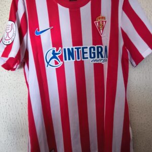 Match Worn / Player Issue - Sporting de Gijon - 5 Borja Lopez