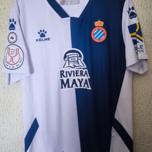 Match Worn Copa del Rey CD Rincon de la Victoria de Malaga vs RCD Espanyol - 8 Keidi Bare