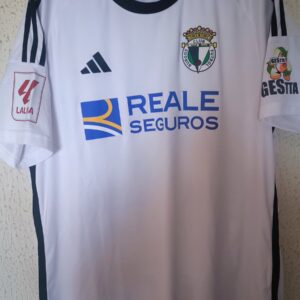 Player Issue / Worn y firmada - Burgos CF - 22 Miguel Muñoz Mora Mumo