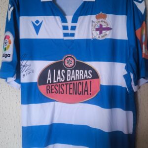 Player Issue / Match Worn y firmada vs SD Ponferradina - Deportivo de la Coruña - 29 Mujaid Sadick