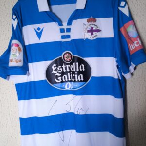 Match Worn y firmada vs UD Las Palmas - Deportivo de la Coruña - 24 Eneko Boveda