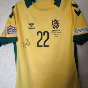 Player Issue y firmada vs Gibraltar - Seleccion de Lituania - 22 Paulius Golubickas
