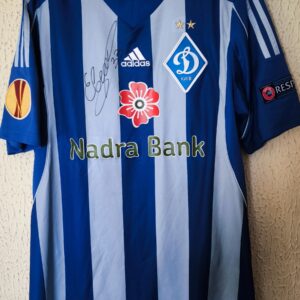 Match Worn y firmada - Dinamo Kiev Kyiv - 3 Yevhen Selin