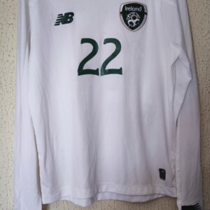 Match Worn - Seleccion de Irlanda sub-21 - dorsal 22