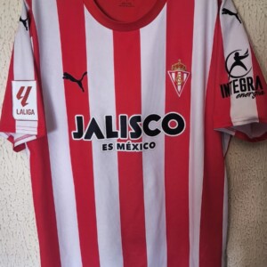 Match Worn vs CD Tenerife - Sporting de Gijon - 10 Nacho Mendez