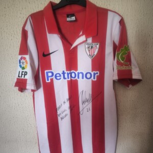 Match Worn y firmada vs Real Sociedad - Athletic Club de Bilbao - 21 Ander Herrera
