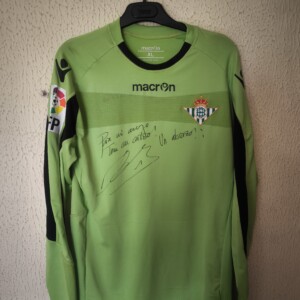 Match Worn - Real Betis Balompie - 1 Antonio Adan - firmada