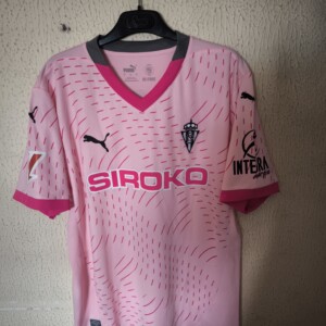 Match Worn - Sporting de Gijon - 4 Rober Pier