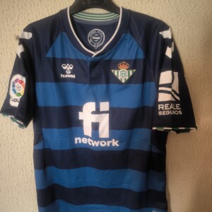 Match Worn vs Girona - Real Betis Balompie - 23 Youssouf Sabaly - firmada