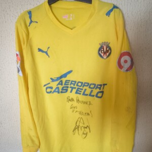 Match Worn y firmada - Villarreal CF - 22 Giuseppe Rossi