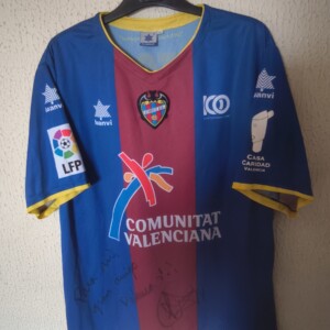 Match Worn y firmada - Levante UD - 14 Xavi Torres