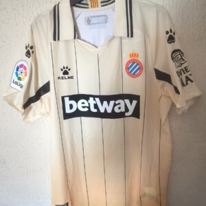 Match Worn - RCD Espanyol - 15 David Lopez