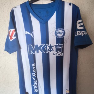 Match Worn vs Valencia CF - Deportivo Alaves - 18 Jon Guridi