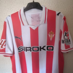 Match Worn - Sporting de Gijon - 7 Gaspar Campos