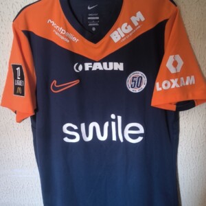 Match Worn y firmada vs Stade Rennes Rennais FC - Montpellier HSC - 19 Zabby Nzingoula