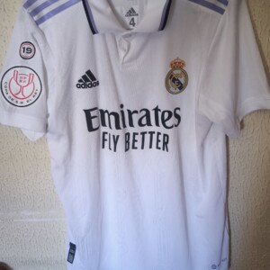 Match Worn Copa del Rey vs Villarreal CF - Real Madrid CF - 12 Eduardo Camavinga