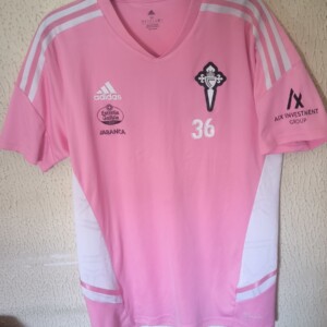 Celta de Vigo - dorsal 36 - edicion especial contra el cancer - player worn